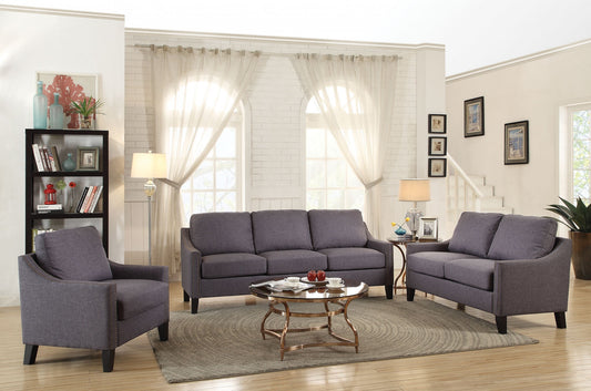 68' X 31' X 36' Gray Linen Sofa